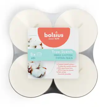 De Online Drogist Bolsius True Scents Fresh Cotton Maxi Waxine aanbieding