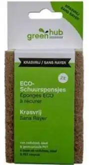 De Online Drogist GreenHub ECO Schuursponsjes Krasvrij aanbieding