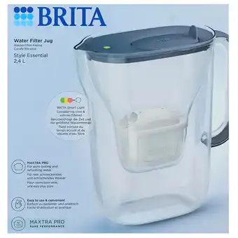Holland & Barrett Brita Waterkan Essential Blue - 3,6l aanbieding