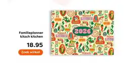The Read Shop Familieplanner kitsch kitchen aanbieding