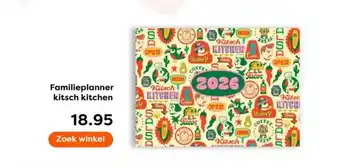 The Read Shop Familieplanner kitsch kitchen aanbieding