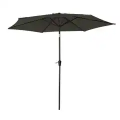 Praxis Happy Garden - Hapuna Rechte Ronde Parasol 2,70m Diameter Grijs aanbieding