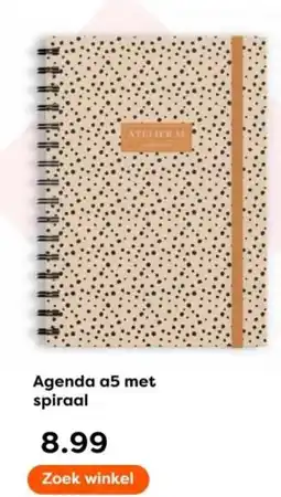 The Read Shop Agenda a5 met spiraal aanbieding