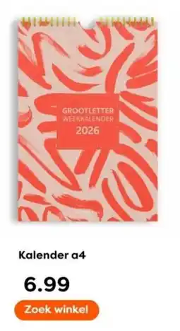 The Read Shop Kalender a4 aanbieding