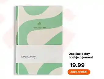 The Read Shop One line a day boekje a journal aanbieding