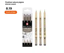 The Read Shop Fineliner sakura pigma micron zwart aanbieding