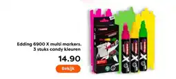 The Read Shop Edding 6900 X multi markers 3 stuks candy kleuren aanbieding