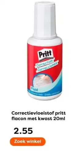 The Read Shop Correctievloeistof pritt flacon met kwast aanbieding