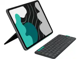 MediaMarkt Logitech Flip Folio Voor Ipad Pro 13-inch (m4) En Air (m2 M3) Toetsenbordcase aanbieding