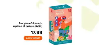 The Read Shop Puz pieceful mind a piece of nature (6x54) aanbieding