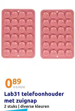 Action Lab31 telefoonhouder met zuignap aanbieding
