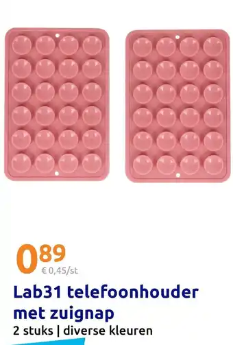 Action Lab31 telefoonhouder met zuignap aanbieding