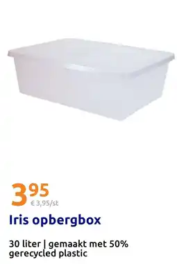 Action Iris opbergbox aanbieding