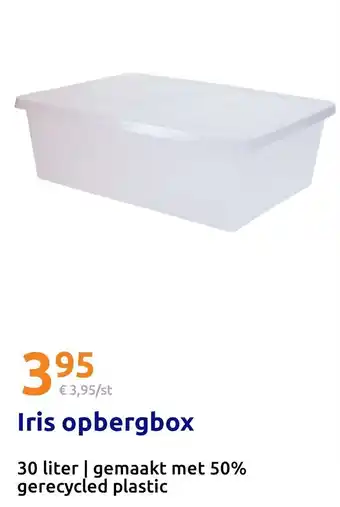 Action Iris opbergbox aanbieding
