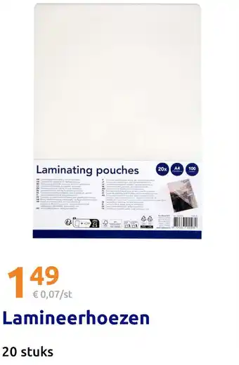 Action Lamineerhoezen aanbieding