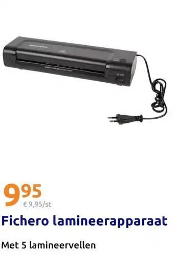 Action Fichero lamineerapparaat aanbieding