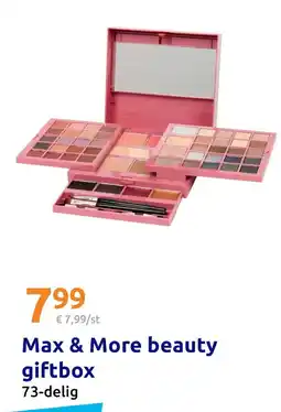 Action Max & More beauty giftbox aanbieding