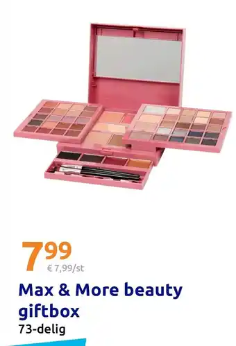 Action Max & More beauty giftbox aanbieding