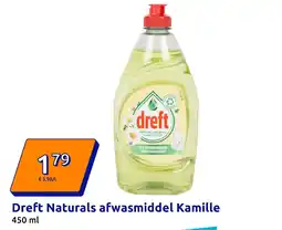 Action Dreft Naturals afwasmiddel Kamille aanbieding
