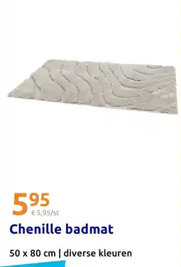 Action Chenille badmat aanbieding