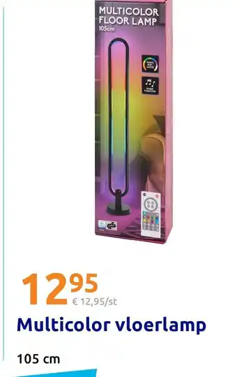 Action Multicolor vloerlamp aanbieding