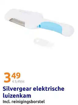 Action Silvergear elektrische luizenkam aanbieding