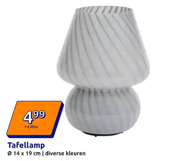 Action Tafellamp aanbieding