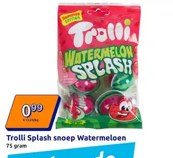 Action Trolli Splash snoep Watermeloen aanbieding