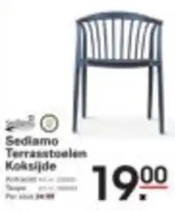 Sligro Sediamo Terrasstoelen Koksijde aanbieding