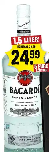 Dirck 3 Bacardi carta blanca aanbieding
