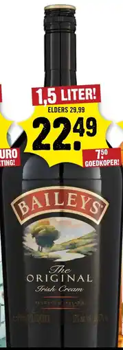 Dirck 3 Baileys The Original Irish Cream aanbieding