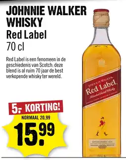Dirck 3 Johnnie walker whisky aanbieding