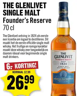 Dirck 3 The glenlivet single malt aanbieding