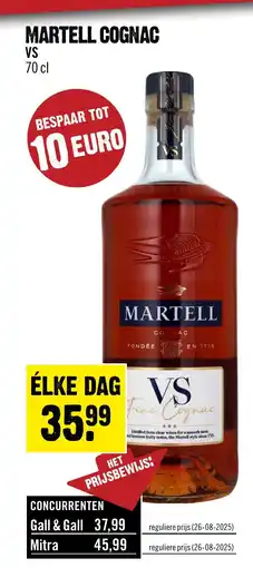 Dirck 3 Martell cognac aanbieding