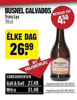 Dirck 3 Busnel calvados aanbieding