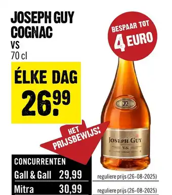Dirck 3 Joseph guy cognac aanbieding
