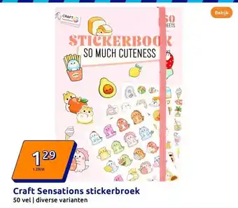 Action Craft Sensations stickerbroek aanbieding