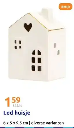 Action Led huisje aanbieding
