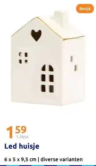 Action Led huisje aanbieding