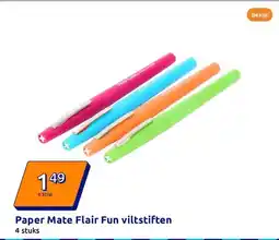 Action Paper Mate Flair Fun viltstiften aanbieding