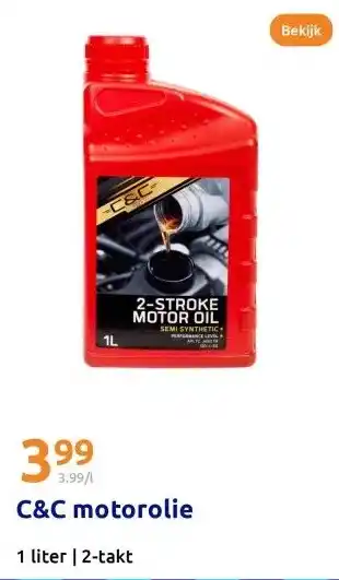 Action C&C motorolie aanbieding