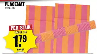Dirck 3 Placemat aanbieding