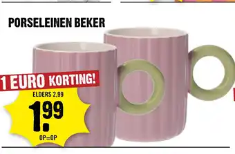Dirck 3 Porseleinen beker aanbieding