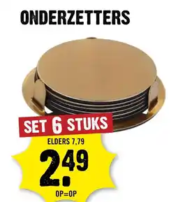 Dirck 3 Onderzetters aanbieding