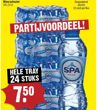 Dirck 3 Mineraalwater aanbieding