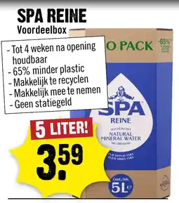 Dirck 3 Spa reine aanbieding