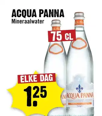 Dirck 3 Acqua panna aanbieding