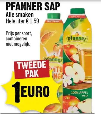 Dirck 3 Pfanner sap aanbieding