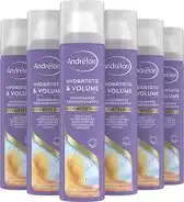 Bol.com Andrélon Droogshampoo Schuimend Hydratatie & Volume - 6 x 200 ml - Voordeelverpakking aanbieding