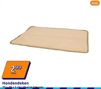 Action Hondendeken aanbieding